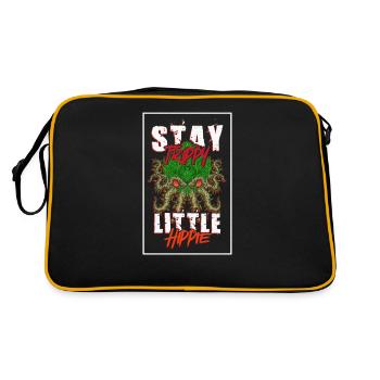 Séjour Trippy Little Hippie Weed Cannabis 420 - Sac Retro - noir/or - Dos