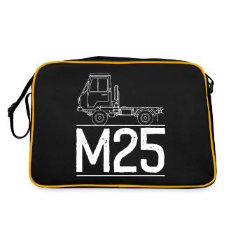Multicar M25 T-Shirt - Sac Retro - noir/or - Dos