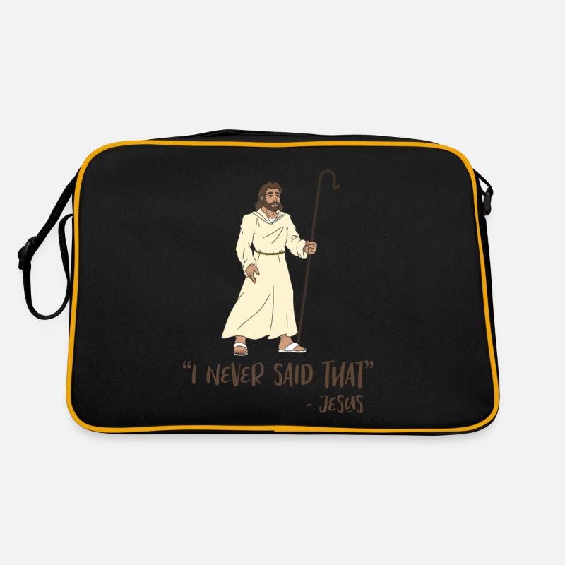 Citation de Jésus drôle Sac Retro