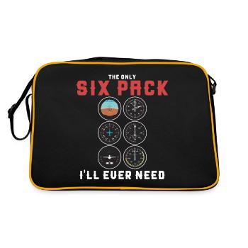Le seul six pack dont j’aurai besoin t-shirt drôle - Sac Retro - noir/or - Dos
