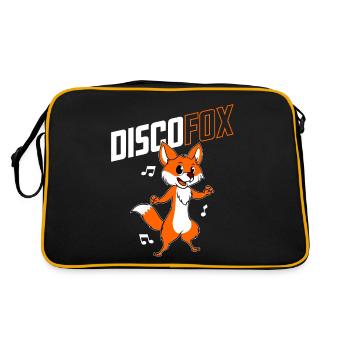 Discothèque Fuchs - Sac Retro - noir/or - Dos