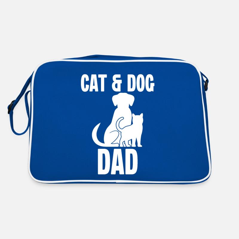 Papa chat et chien Sac Retro
