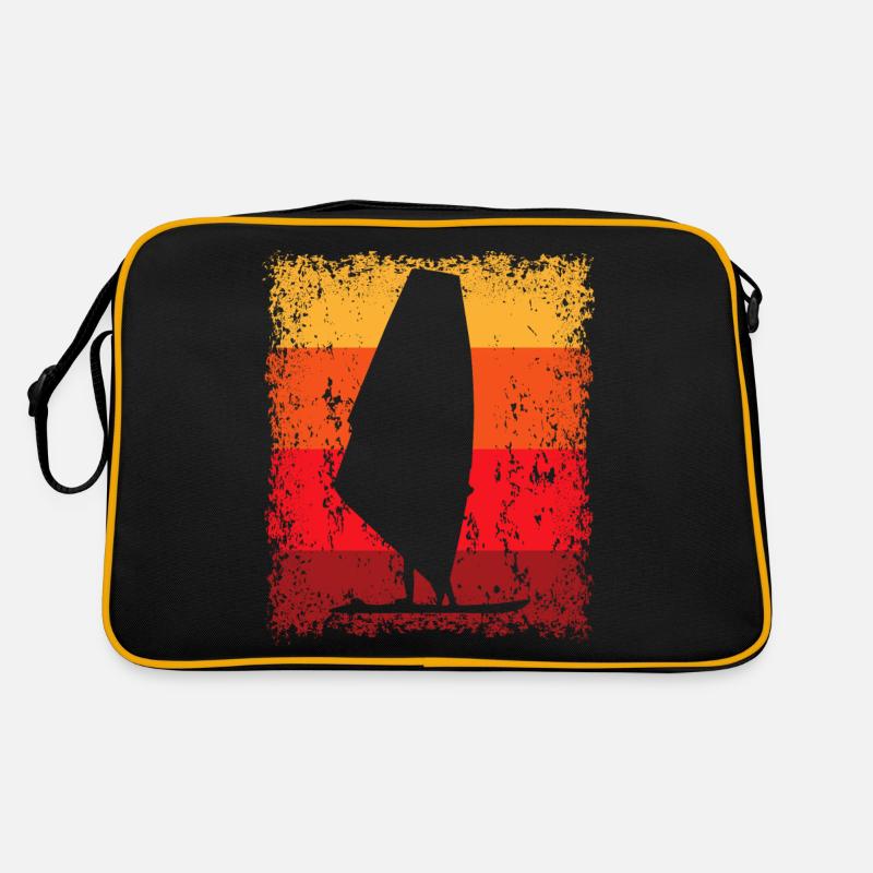 Windsurf Windsurfen Windsurfer Windsurfing Retro Tasche