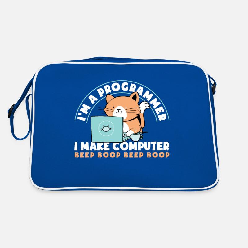 im A Programmer I Make Computer Beep Boop Beep Retro Tasche