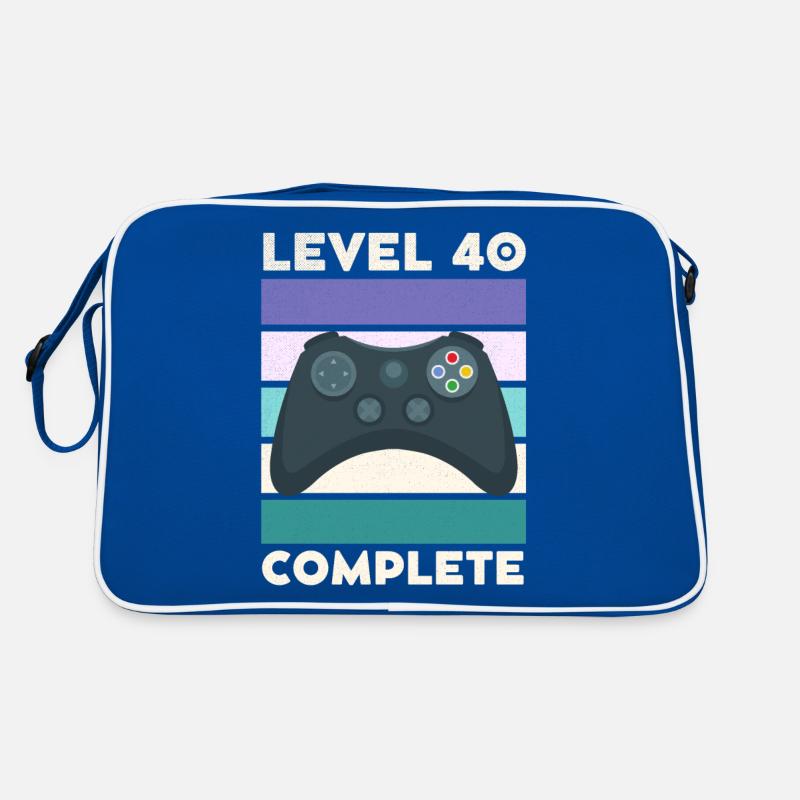 Niveau 40 Complet 40 ans 40e anniversaire Sac Retro