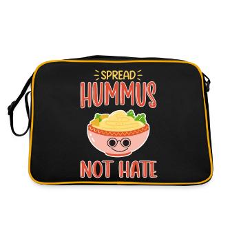 Pâte à tartiner végétalienne - Sac Retro - noir/or - Dos