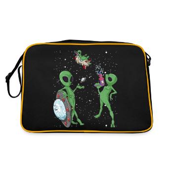 Étranger - Sac Retro - noir/or - Dos