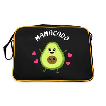 Mamacado Papacado Grossesse Partenaire Look - Sac Retro - noir/or - Dos