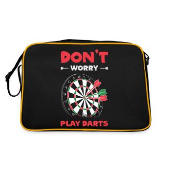 Fléchettes Fléchettes Joueurs de fléchettes Fléchettes Fléchettes Fléchettes Fléchettes Fléchettes Dar - Sac Retro - noir/or - Dos