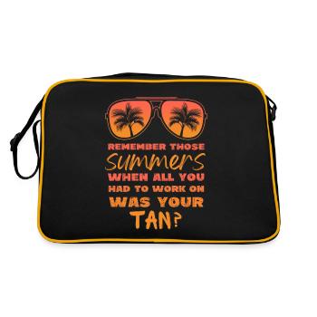 Remember Those Summers - Retro Bag - black/gold - Back