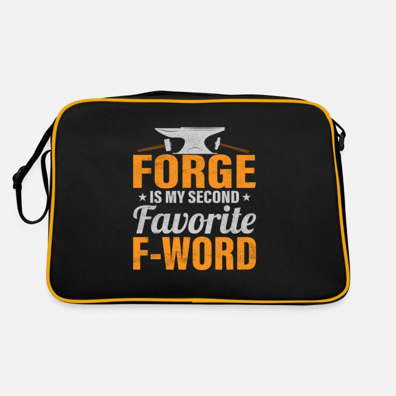 Forgeed In Fire Farrier Forger Ironworker Sac Retro