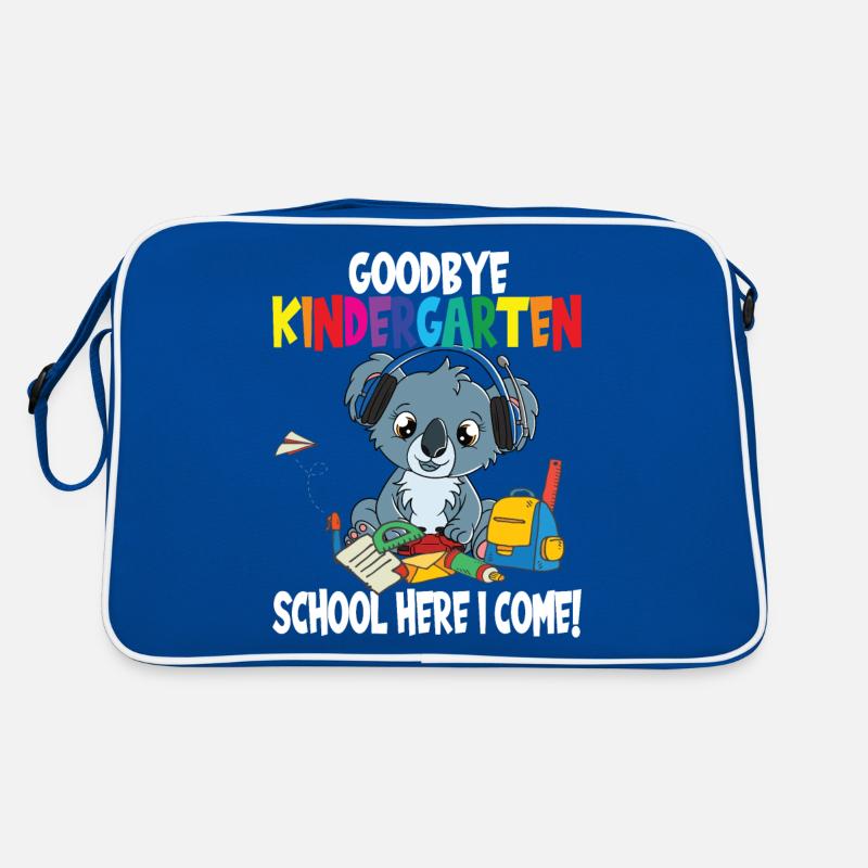 Kindergarten Schulanfang Einschulung Retro Tasche