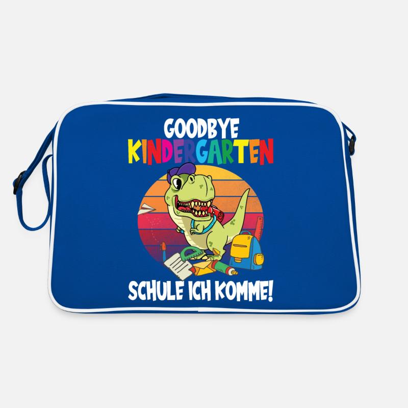 Kindergarten Einschulung Schulanfang Retro Tasche
