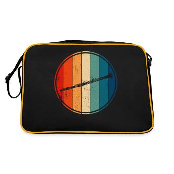 Clarinette rétro Clarinette vintage - Sac Retro - noir/or - Dos