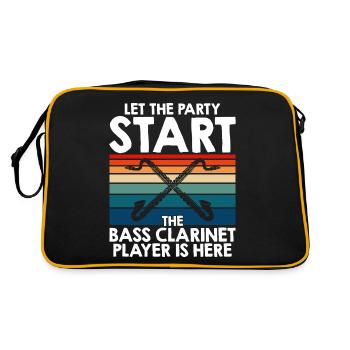 Clarinette basse Clarinette basse - Sac Retro - noir/or - Dos
