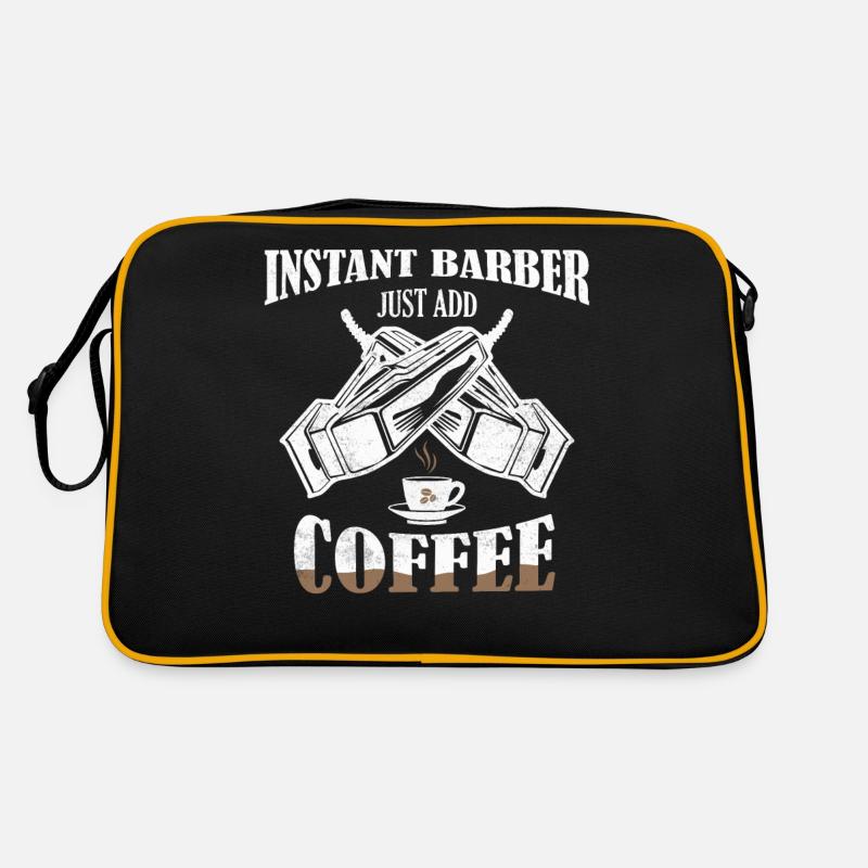 Instant Barber Il suffit d’ajouter café Coupe de cheveux Barbe Sac Retro