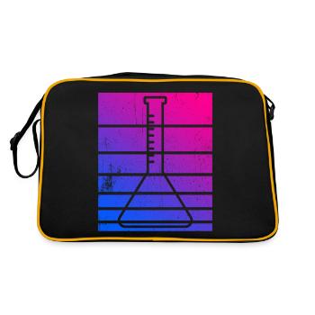 Professeur de chimie rétro-chimique - Sac Retro - noir/or - Dos