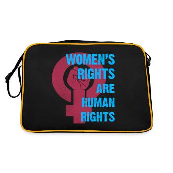 Women’s Rights Human Rights - Retro Bag - black/gold - Back