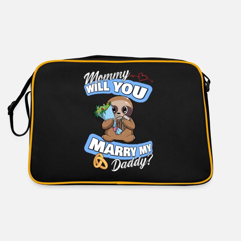 Offre de mariage maman épouseras-tu mon papa Sac Retro