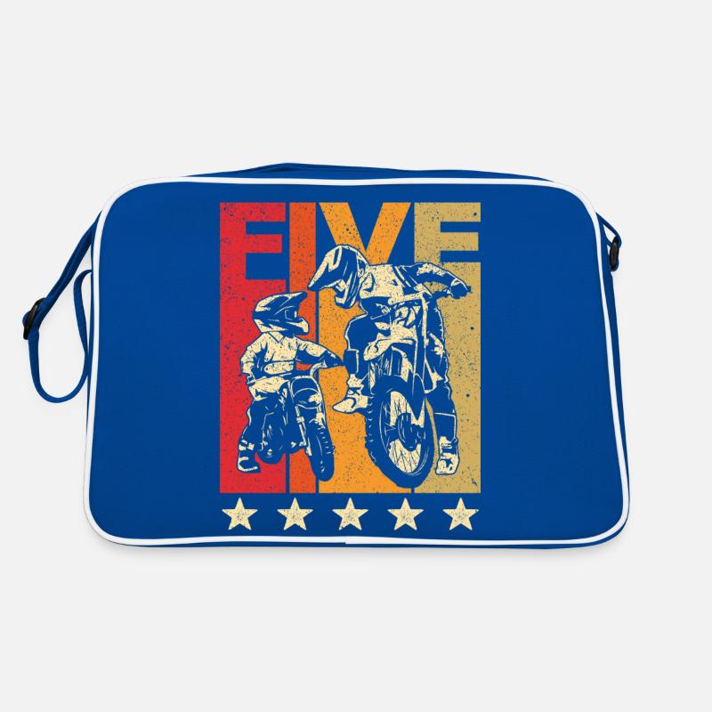 Geschenk zum 5. Geburtstagskind, 5 Jahre Junge, 5. Geburtstag Retro Tasche