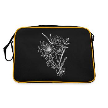 Wildflowers - Retro Bag - black/gold - Back