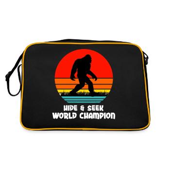 Hide and Seek BigFoot World Champion - Retro Bag - black/gold - Back