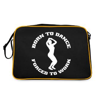 Dancing Sport Hobby Dancer Gift Dance Sport - Retro Bag - black/gold - Back