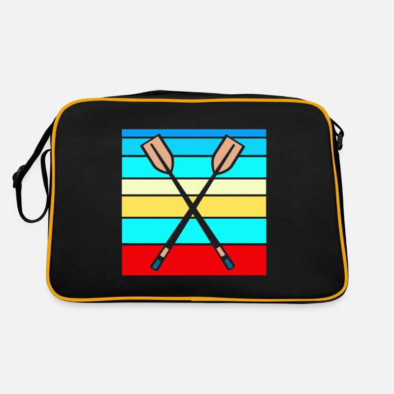 Retro Rowing Paddle Designs T-Shirt Present Gift Retro Tasche
