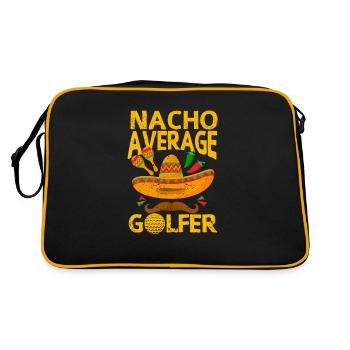 Nacho Golfeur moyen Cinco De Mayo Lust - Sac Retro - noir/or - Dos