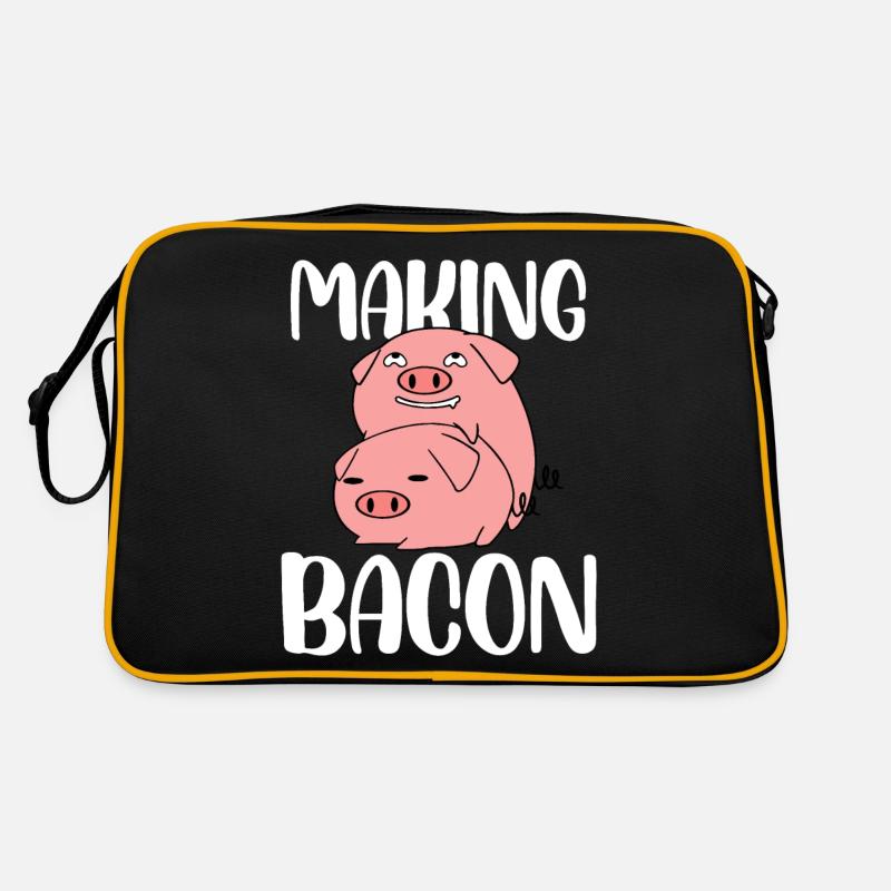 pig Design for a sexual jokes lover Retro Bag