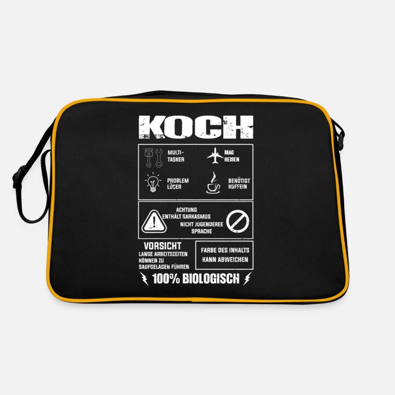 KOCH Spruch Beruf Sarkasmus Lustig Humor Retro Tasche