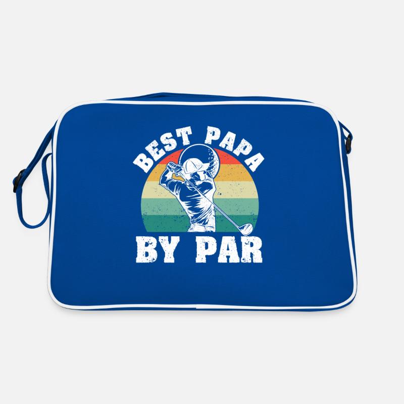 Lustiger Vatertag Golfspieler Opa Bester Papa Retro Tasche