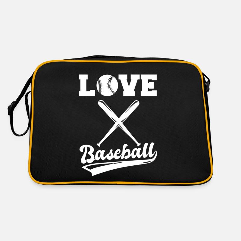 Liebe Baseball Retro Tasche