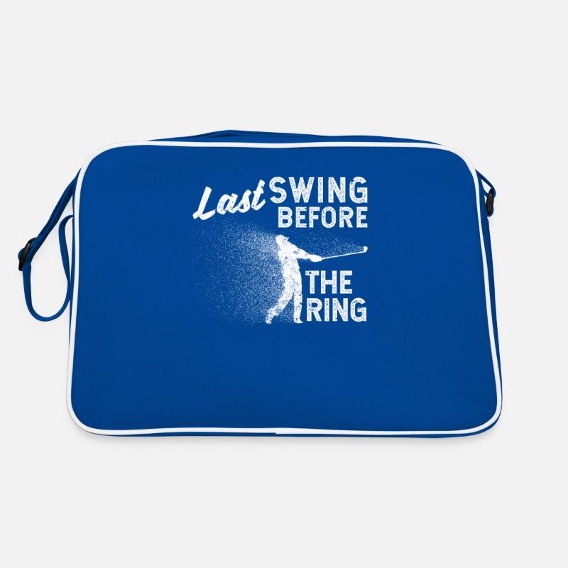 Last swing before the ring Golf-Fan Golfer Retro Bag