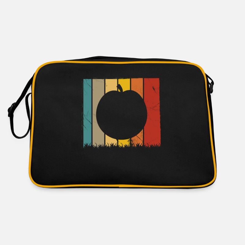 Apricot Fruit Lover Retro Veggie Diet Idée cadeau Sac Retro