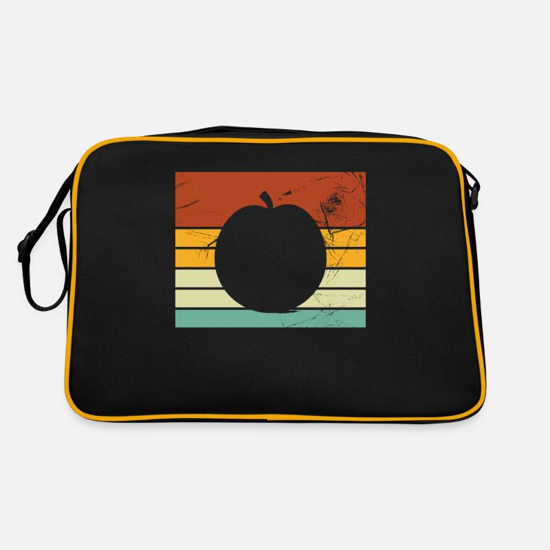 Apricot Fruit Lover Retro Veggie Diet Idée cadeau Sac Retro