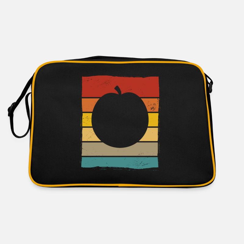 Apricot Fruit Lover Retro Veggie Diet Idée cadeau Sac Retro