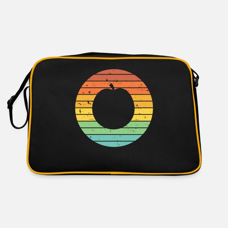 Apricot Fruit Lover Retro Veggie Diet Idée cadeau Sac Retro
