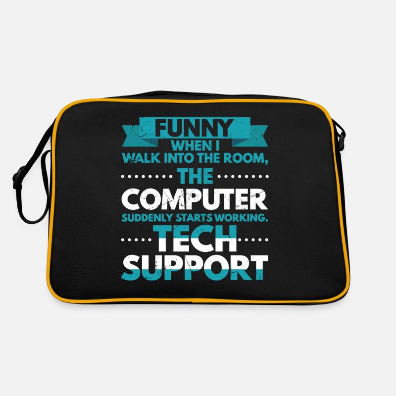 When I Enter The Room Computer Works Retro Bag