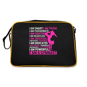 Why go when you buy Cartwheel Tumbling gymnastics - Retro Bag - black/gold - Back