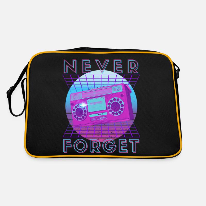 Never Forget Retro 80s 90s Nostalgia Retro Bag