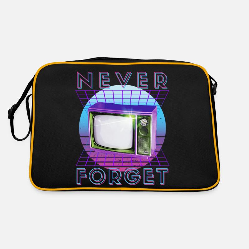 Never Forget Retro 80s 90s Nostalgia Retro Bag