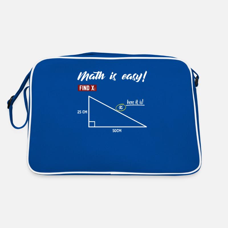 Math Is Easy Find X Here It Is Cool Mathematics Sac Retro
