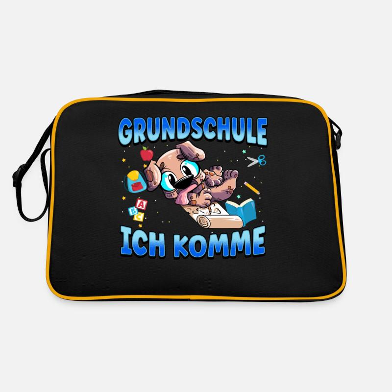 Grundschule Ich Komme Ein Schulkind Einschulung Retro Tasche