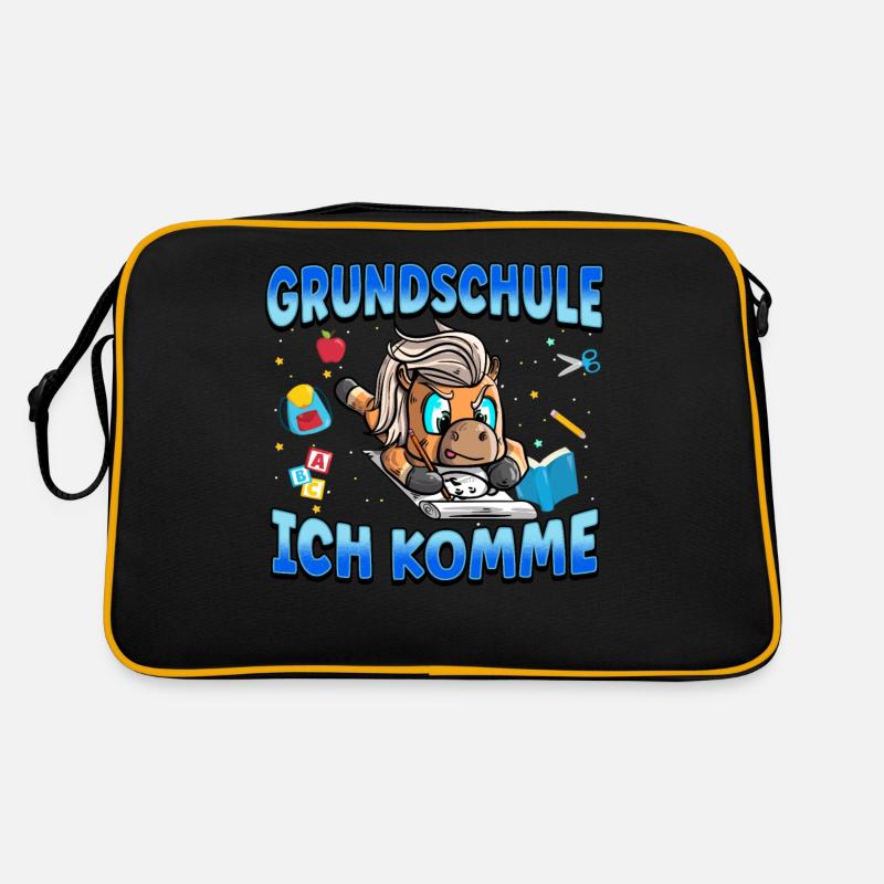 Grundschule Ich Komme Ein Schulkind Einschulung Retro Tasche