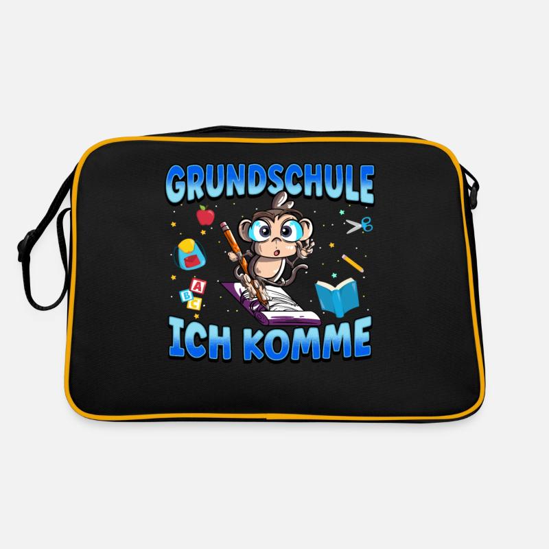 Grundschule Ich Komme Ein Schulkind Einschulung Retro Tasche