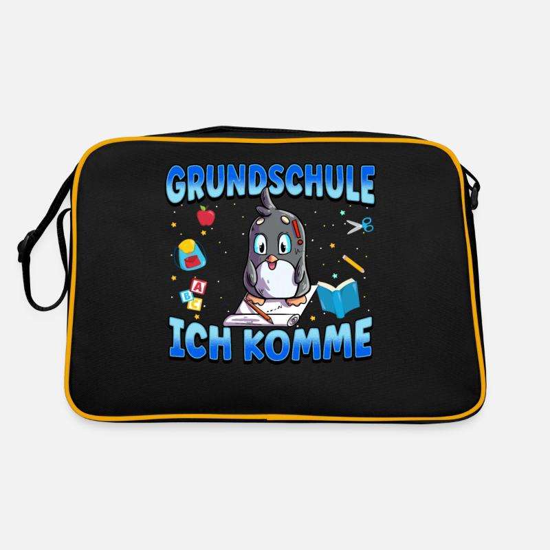 Grundschule Ich Komme Ein Schulkind Einschulung Retro Tasche