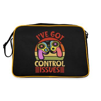 J’ai des problèmes de contrôle - Sac Retro - noir/or - Dos