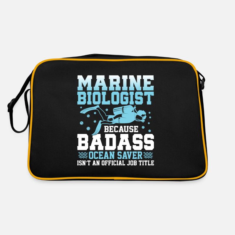 Biologiste marin parce que Badass Ocean Saver Ocean Sac Retro
