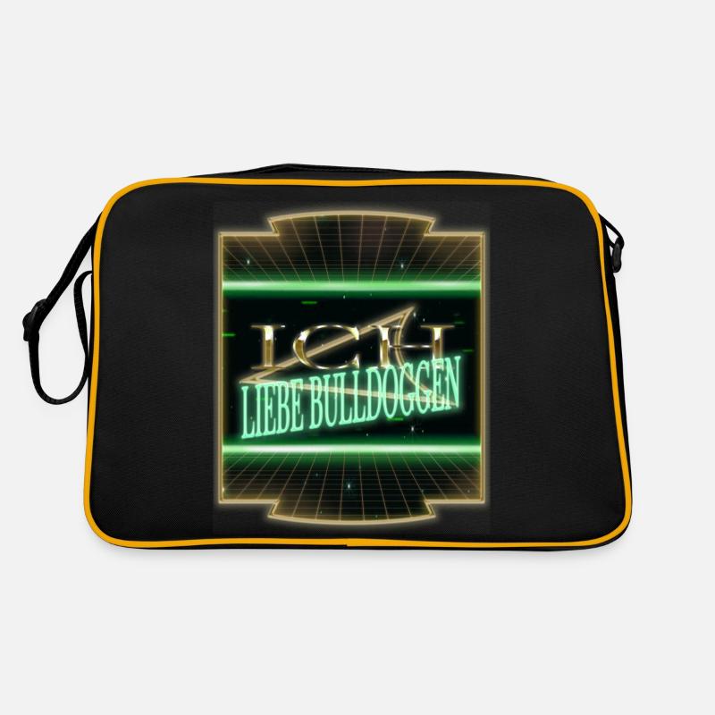 zitat geburtstagsgeschenkidee bluthund Retro Tasche